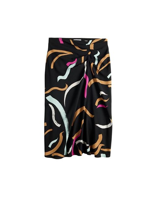 Women's Nine West Side Ruched Midi Skirt