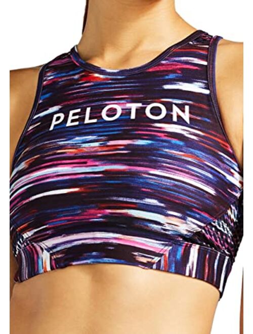 Peloton Womens Printed High Neck Sports Bra