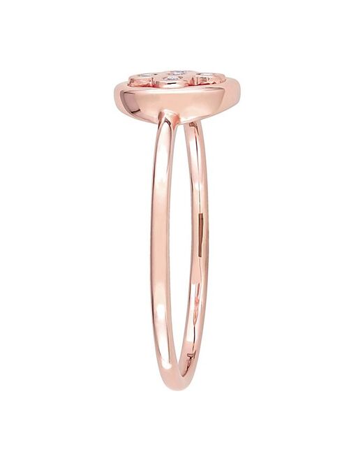 Stella Grace 10k Rose Gold Diamond Accent Circular Ring