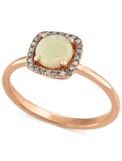 Collection Aurora by EFFY Opal (3/4 ct. t.w.) and Diamond Accent Ring in 14k Rose Gold