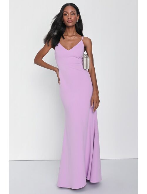 Lulus Infinite Glory Lavender Maxi Dress
