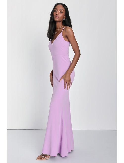 Lulus Infinite Glory Lavender Maxi Dress