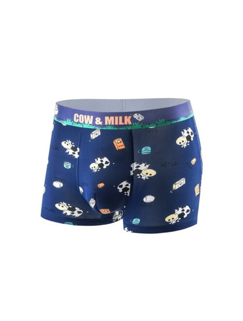 Shein Men 5pcs Camera Rocket Print Boxer Brief