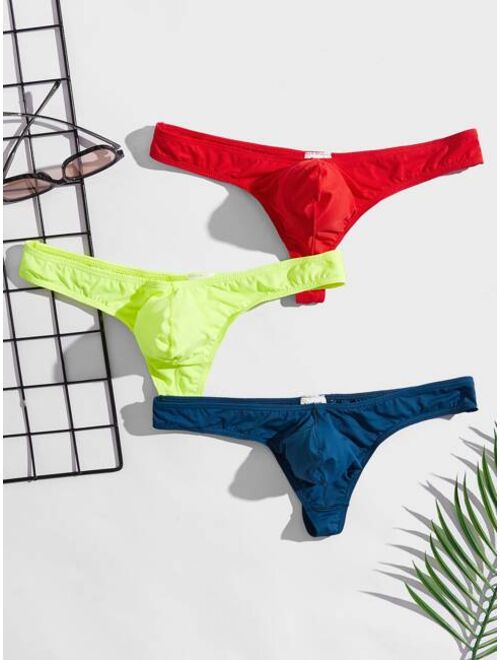 Shein Men 3pack Solid Thong