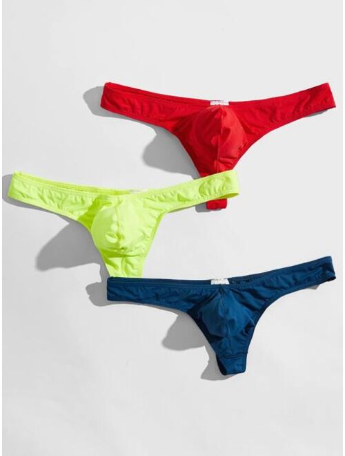 Shein Men 3pack Solid Thong