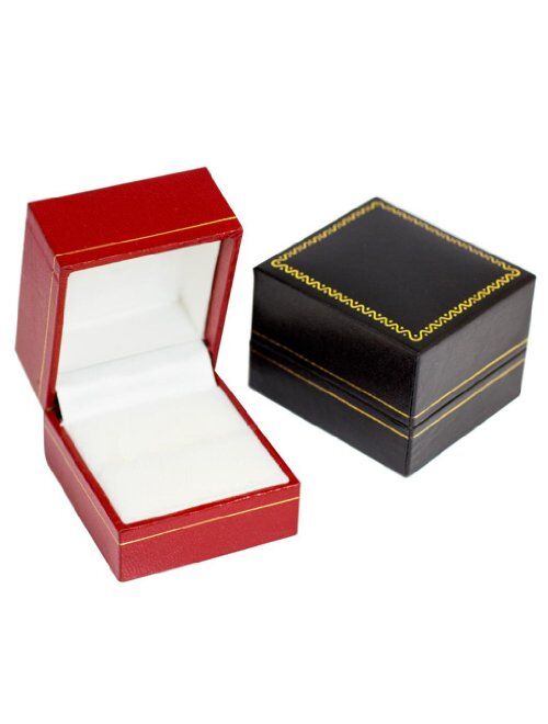 Unknown 10k White Gold Alternating Stone Halo Band Black Diamond Infinity Engagement Ring