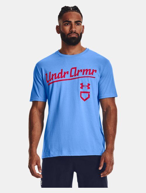 Under Armour Men's UA Baseball Script Short Sleeve
