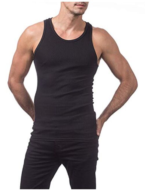 Pro Club Men's Premium Ringspun Cotton Ribbed A-Shirt