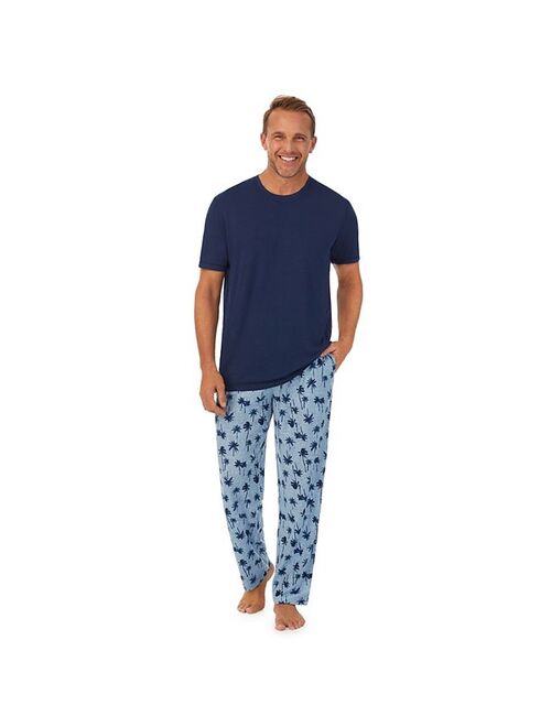Men's Cuddl Duds Tee & Pants 2-Piece Pajama Set