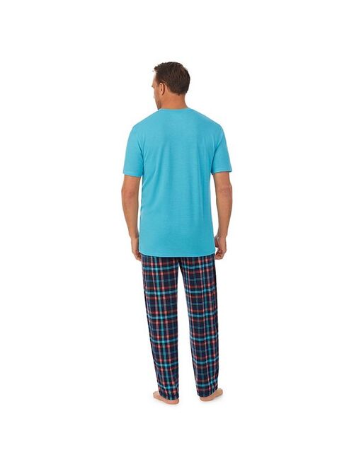 Men's Cuddl Duds Tee & Pants 2-Piece Pajama Set
