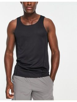 ASOS 4505 icon training tank top with racer back in black
