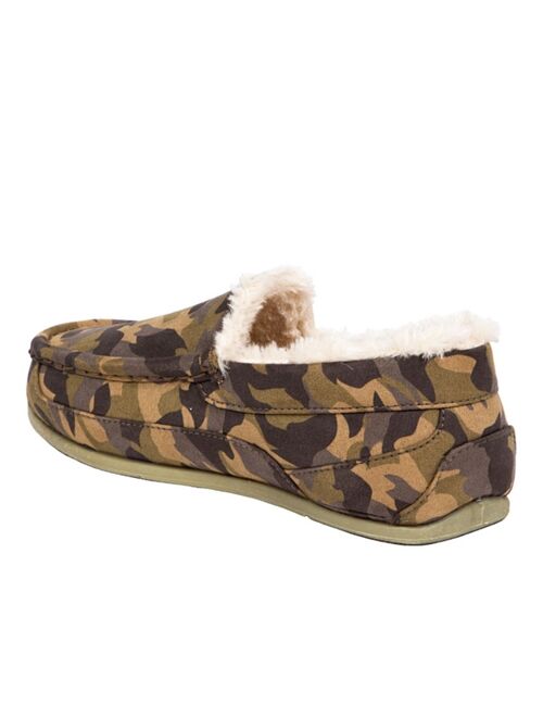 DEER STAGS Big Boys and Girls Slippersooz Lil Spun Indoor Outdoor S.U.P.R.O. Sock Cozy Moccasin Slippers