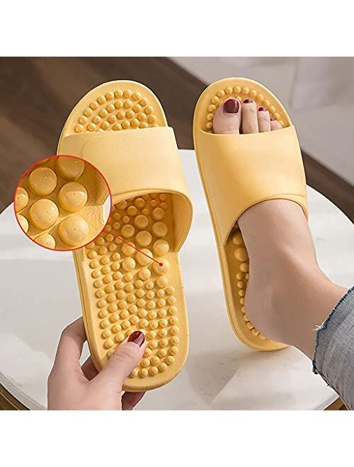 Xnlonby Acupressure Reflexology Massage Slippers Sandals for Men & Women Relief Plantar Fasciitis Sandals, Boost Circulation Improves Massage Therapy for Men Women Health