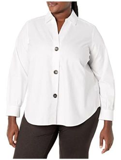 Women's Silva Long Sleeve Solid Ppo Blouse
