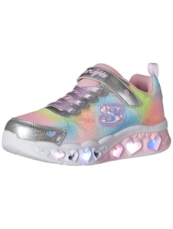 Unisex-Child Flutter Heart Lights-Simply Sneaker