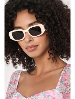 Banbe Eyewear The Nina Bone Square Sunglasses