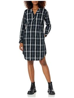 Women's Sloane Long Sleeve Windowpane Dress