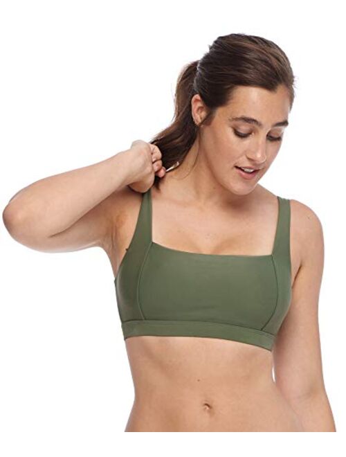 Body Glove Women's Standard Smoothie Alison Solid D, Dd Cup Bikini Top Swimsuit