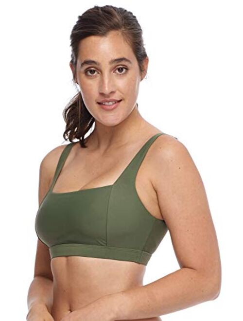 Body Glove Women's Standard Smoothie Alison Solid D, Dd Cup Bikini Top Swimsuit