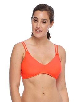 Women's Standard Smoothies Pezie Solid Underwire D, Dd Cup Bikini Top Swimsuit