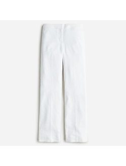 Willa full-length flare pant in stretch linen