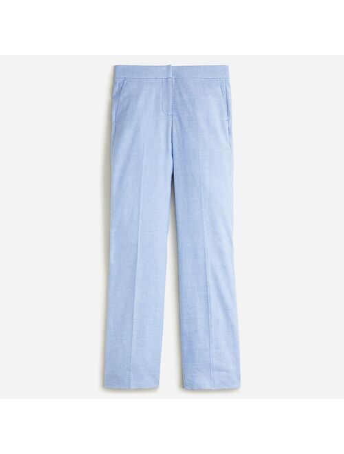 J.Crew Willa full-length flare pant in stretch linen