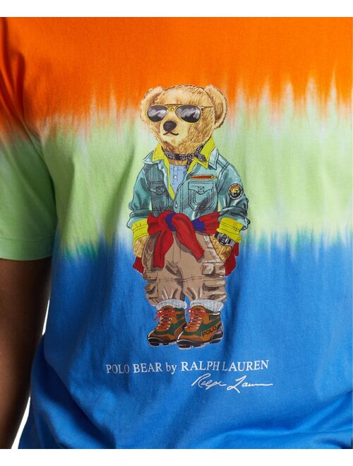 POLO RALPH LAUREN Men's Big & Tall Polo Bear Tie-Dye T-Shirt