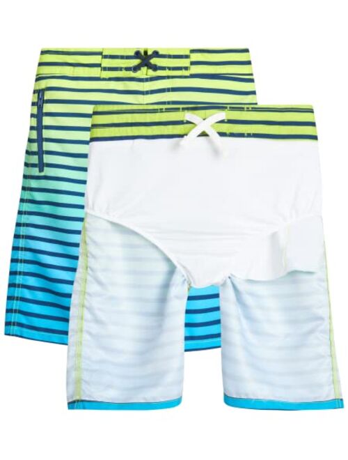Body Glove Boys' Board Shorts - UPF 50+ Quick Dry Bathing Suit (Size: 4-18)