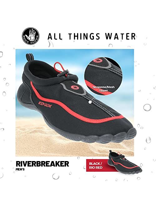 Body Glove Mens Water Shoes Water Socks, Riverbreaker, Water Shoes Men Beach Shoes Swim Shoes Aqua Shoes Quick-Dry