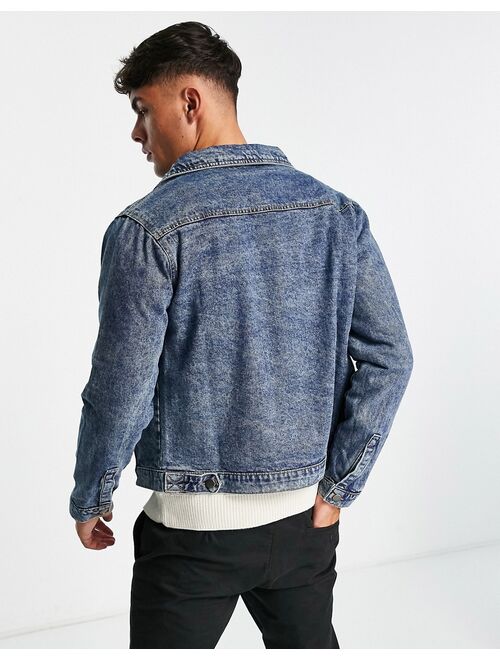 Another Influence denim jacket in blue