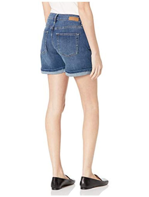 Jag Jeans Women's Petite Alex Mid Rise Boyfriend Short