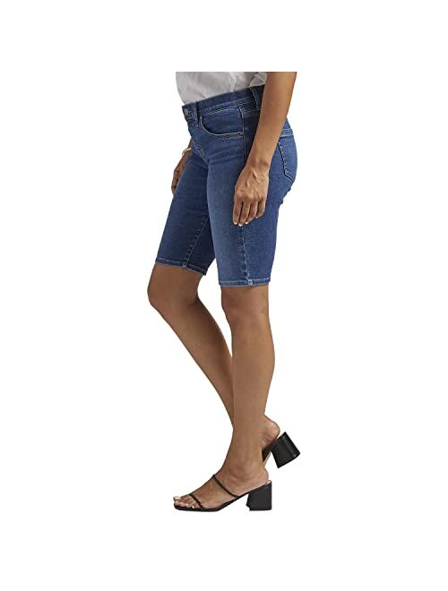 Jag Jeans Women's Maya Mid Rise 10-inch Shorts