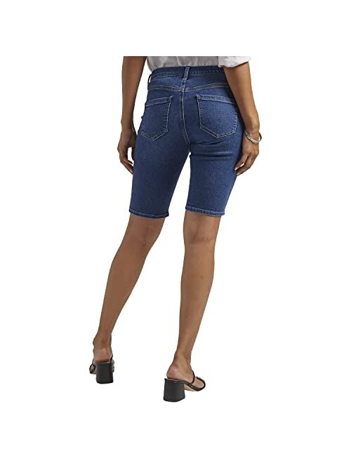 Jag Jeans Women's Maya Mid Rise 10-inch Shorts