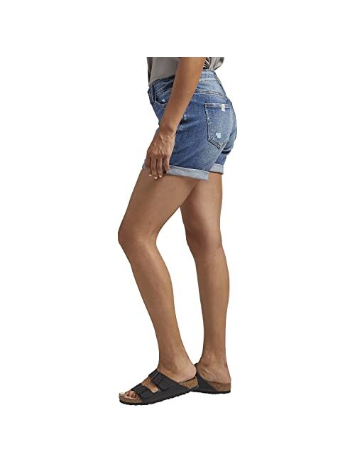 Jag Jeans Women's Alex Mid Rise 5-inch Boyfriend Shorts