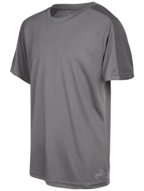 Body Glove Boys' Athletic T-Shirt - 3 Pack Active Performance Dry Fit Sports Tee (8-18)
