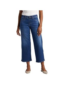 Women's Ava Mid Rise Wide Leg Pull-on Jeans