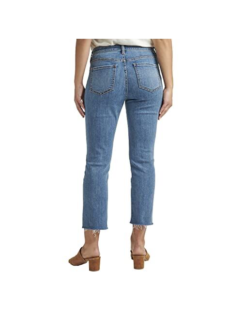 Jag Jeans Women's Ruby Mid Rise Straight Crop Jeans