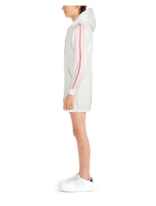 Body Glove Girls' Cozy Dress - Casual Soft Fleece Hoodie Sweatshirt Sneaker Dress (Size: 4-12)