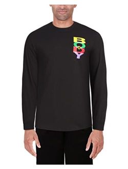 Men's Shirt - 100% Cotton Heritage Long Sleeve T-Shirt (S-XL)