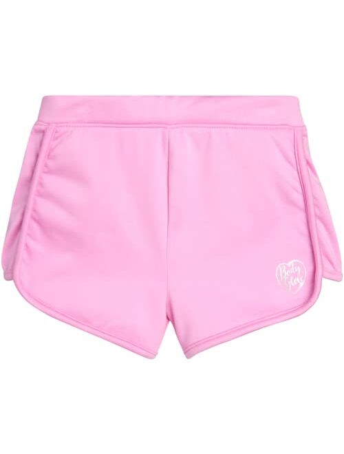 Body Glove Girls Active Shorts - 4 Pack Soft Cozy Athletic Gym Dolphin Shorts (Size: 7-12)