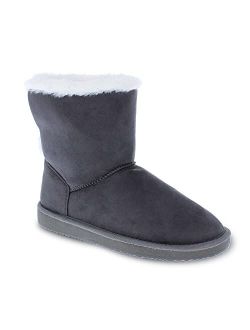 Fireside Womens Boots | Winter Boots - Fur Lined Snow Boots, Indoor/Outdoor Boot Slipper, Lightweight and Cozy slipper