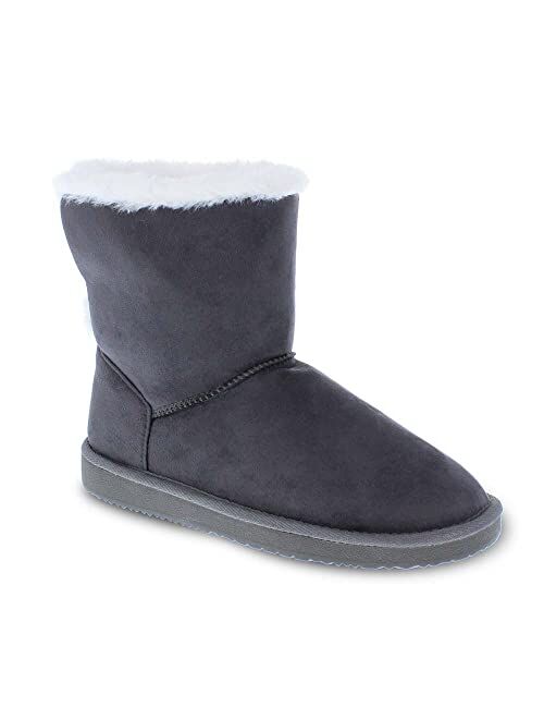 Body Glove Fireside Womens Boots | Winter Boots - Fur Lined Snow Boots, Indoor/Outdoor Boot Slipper, Lightweight and Cozy slipper