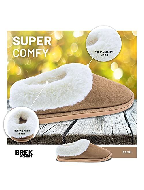 Body Glove | Women's Brek Slipper Women's Memory Foam Slipper for Indoor and Outdoor Use, House Slippers for Women, Home Essentials for Women
