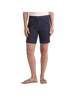 Women's Petite Maddie Mid Rise 8" Pull-on Short