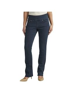 Women's Petite Paley Mid Rise Bootcut Pull-on Jeans