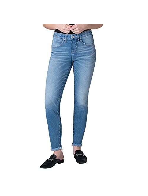 Jag Jeans Women's Plus Size Cecilia Mid Rise Capri