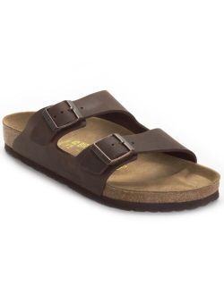 Men's Arizona Essentials Oiled Leather Two-Strap Sandals from Finish Line
