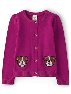 Girls and Toddler Long Sleeve Cardigan Sweaters