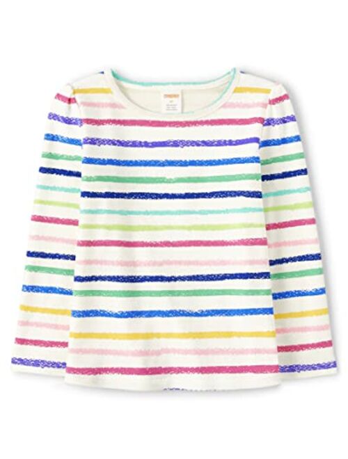Gymboree Girls and Toddler Printed Long Sleeve Shirts