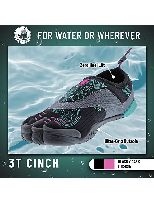 Body Glove Women's Cinch Water Shoe - Womens Water Shoes, Aqua Shoes for Women, Beach Shoes, Swim Shoes for Women, Barefoot Outdoor Water Shoes for Women